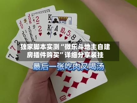 独家脚本实测“微乐斗地主自建房插件购买”详细分享装挂-第3张图片