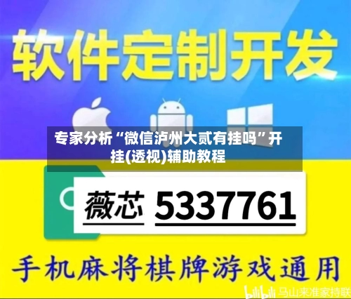 专家分析“微信泸州大贰有挂吗	”开挂(透视)辅助教程-第2张图片