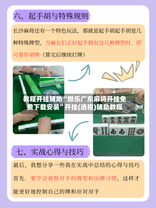 教程开挂辅助“微乐广东麻将开挂免费下载安装”开挂(透视)辅助教程-第2张图片