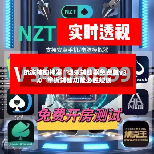 玩家辅助神器“微乐辅助器免费版v3.0”掌握辅助功能必胜规则-第3张图片