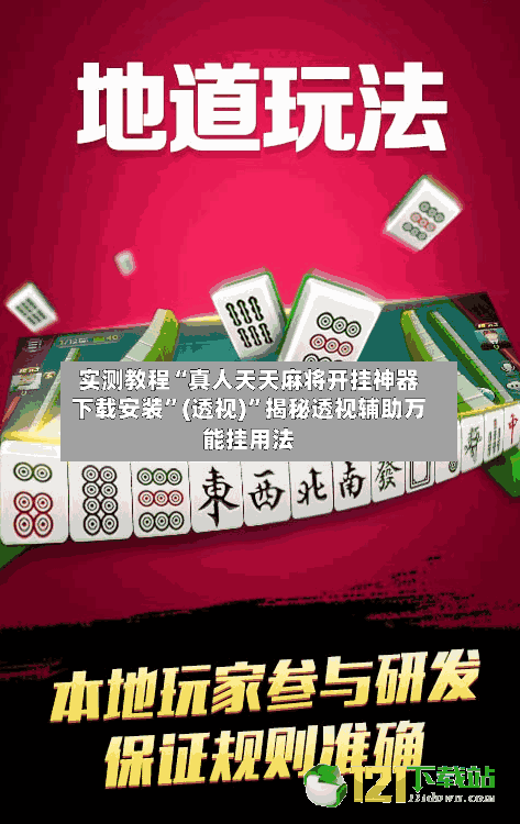 实测教程“真人天天麻将开挂神器下载安装”(透视)	”揭秘透视辅助万能挂用法-第3张图片