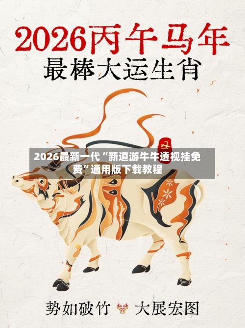 2026最新一代“新道游牛牛透视挂免费”通用版下载教程