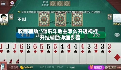 教程辅助“微乐斗地主怎么开透视挂”开挂辅助详细步骤-第2张图片